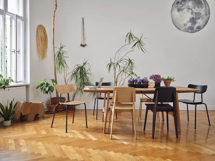 Vitra Eames Coffee Table 1140 Essen Honing Walnotenhout 8 Vitra Eames Coffee Table 1140 Essen Honing Walnotenhout - Afbeelding 8