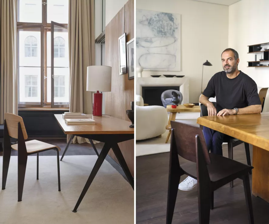 Vitra Standard SP Stoel Shell Warmgrey, Base Gris Vermeer 19 Vitra Standard SP Stoel Shell Warmgrey, Base Gris Vermeer - Afbeelding 19