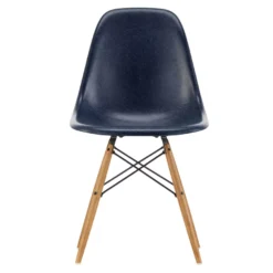Vitra Eames DSW Fiberglass Stoel Essen Honing, Navy Blue
