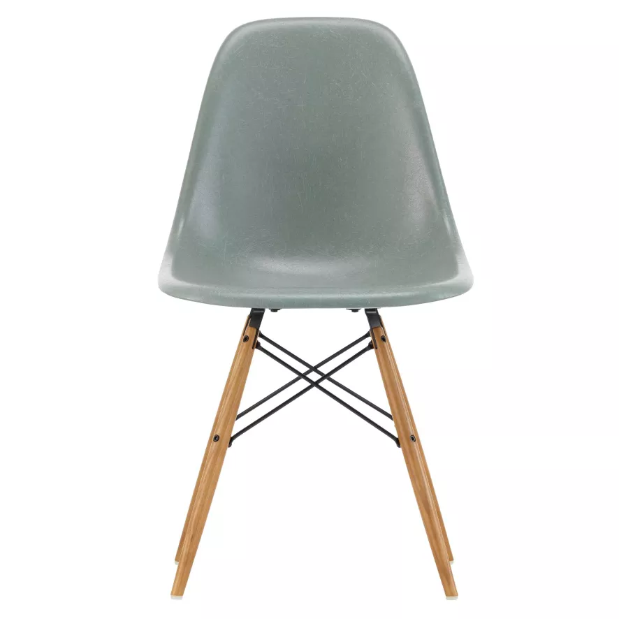 Vitra Eames DSW Fiberglass Stoel Essen Honing, Classic Red 11 Vitra Eames DSW Fiberglass Stoel Essen Honing, Classic Red - Afbeelding 11
