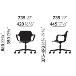 Vitra Hal Armchair Studio Bureaustoel Zwart -Vitra Verkoopwinkel x886x886 vit hal armchair studio afmetingen 600x600 1.jpg.pagespeed.ic .Qay TjTPea