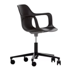 Vitra Hal Armchair Studio Bureaustoel Zwart