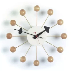 Vitra Ball Clock Klok Ø33 Naturel