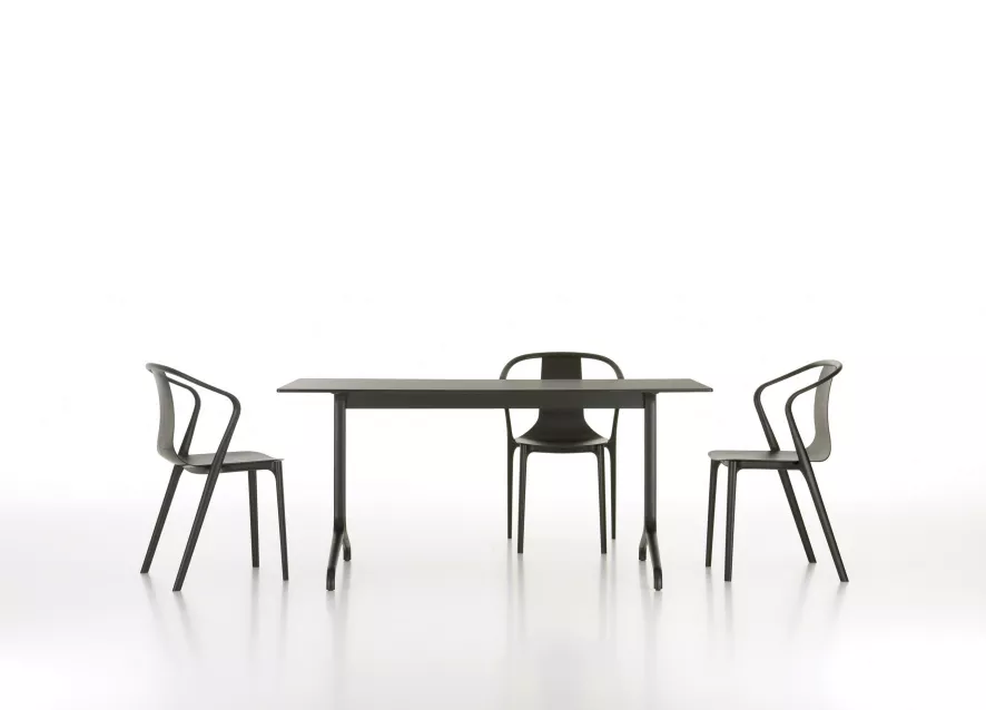 Vitra Belleville Armchair Stoel Diepzwart 4 Vitra Belleville Armchair Stoel Diepzwart - Afbeelding 4