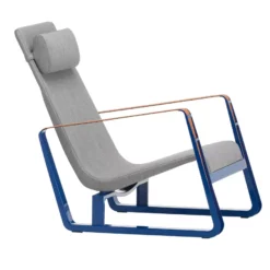 Vitra Cité Fauteuil Tress Pebble Melange, Prouve Bleu Marcoule