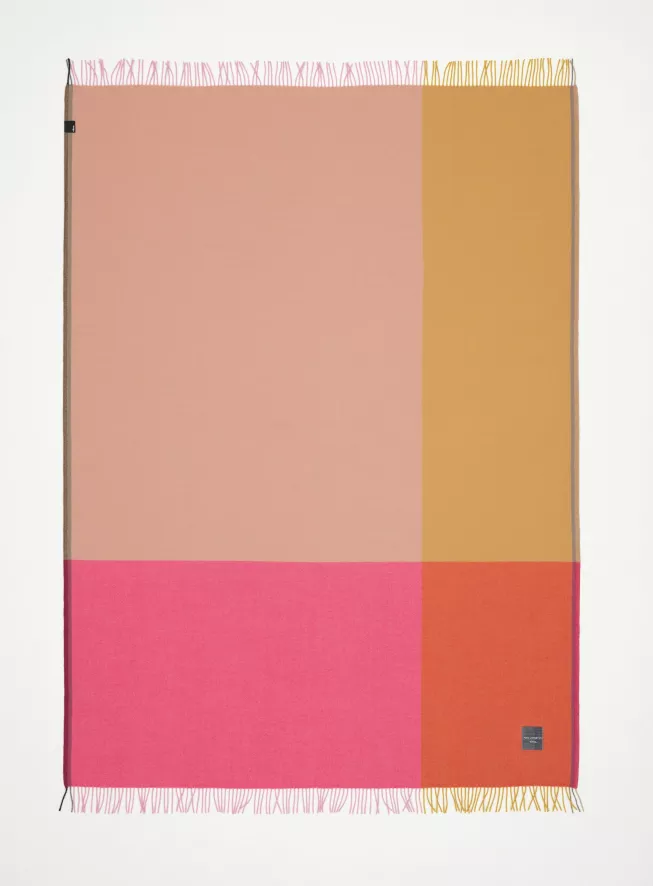 Vitra Colour Block Plaid 204x130 Bordeaux 11 Vitra Colour Block Plaid 204x130 Bordeaux - Afbeelding 11