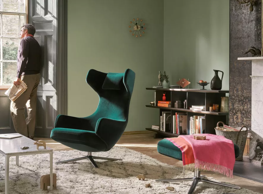 Vitra Colour Block Plaid 204x130 Bordeaux 12 Vitra Colour Block Plaid 204x130 Bordeaux - Afbeelding 12