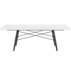 Vitra Eames Coffee Table 1140 Essen Zwart Carrara Marmer