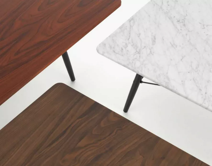 Vitra Eames Coffee Table 760 Essen Zwart Carrara Marmer 6 Vitra Eames Coffee Table 760 Essen Zwart Carrara Marmer - Afbeelding 6