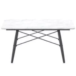 Vitra Eames Coffee Table 760 Essen Zwart Carrara Marmer