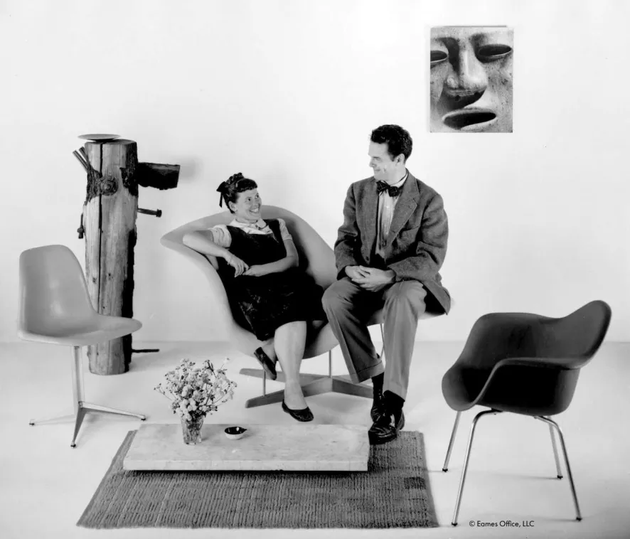 Vitra Eames DAW Stoel Geelachtig Esdoorn Onderstel, Forest 9 Vitra Eames DAW Stoel Geelachtig Esdoorn Onderstel, Forest - Afbeelding 9