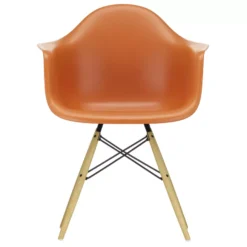 Vitra Eames DAW Stoel Essen Onderstel, Rusty Orange