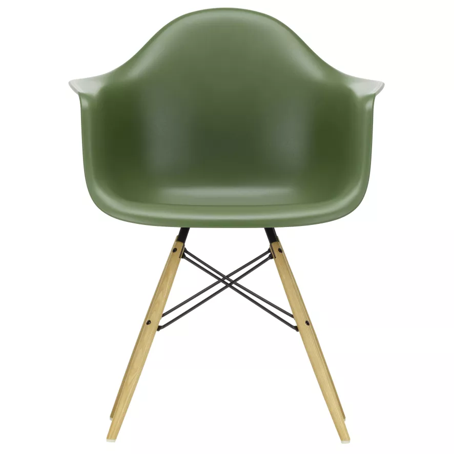 Vitra Eames DAW Stoel Essen Onderstel, Forest 1 Vitra Eames DAW Stoel Essen Onderstel, Forest