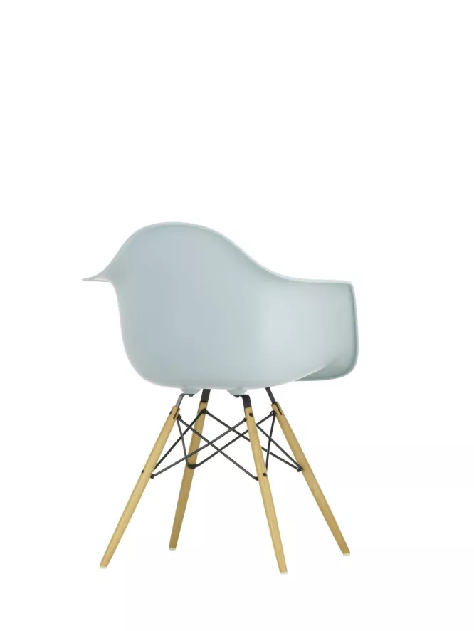 Vitra Eames DAW Stoel Geelachtig Esdoorn Onderstel, Forest 3 Vitra Eames DAW Stoel Geelachtig Esdoorn Onderstel, Forest - Afbeelding 3