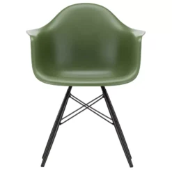 Vitra Eames DAW Stoel Zwart Esdoorn Onderstel, Forest