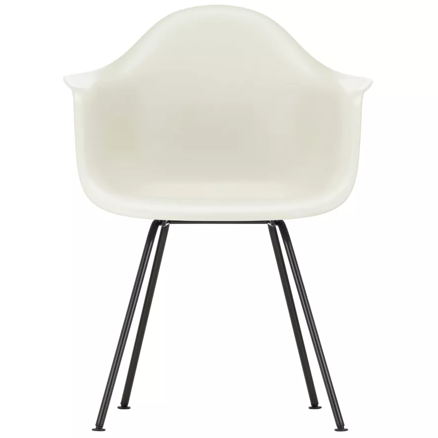 Vitra Eames DAX Stoel Zwart Gepoedercoat Onderstel, Zeeblauw 2 Vitra Eames DAX Stoel Zwart Gepoedercoat Onderstel, Zeeblauw - Afbeelding 2
