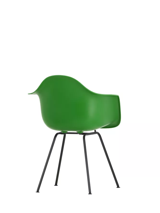 Vitra Eames DAX Stoel Zwart Gepoedercoat Onderstel, Zeeblauw 3 Vitra Eames DAX Stoel Zwart Gepoedercoat Onderstel, Zeeblauw - Afbeelding 3