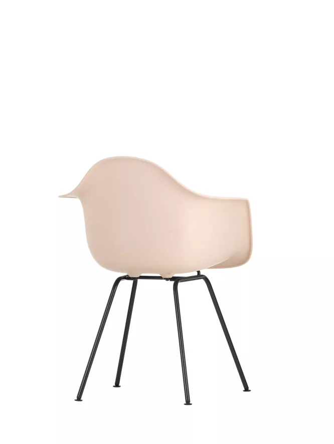Vitra Eames DAX Stoel Zwart Gepoedercoat Onderstel, Zeeblauw 4 Vitra Eames DAX Stoel Zwart Gepoedercoat Onderstel, Zeeblauw - Afbeelding 4