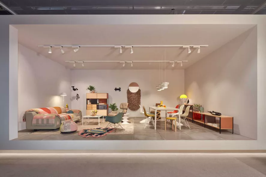 Vitra DSR Stoel, Kuip Poppy Red, Onderstel Wit Gepoedercoat 4 Vitra DSR Stoel, Kuip Poppy Red, Onderstel Wit Gepoedercoat - Afbeelding 4