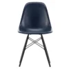 Vitra Eames DSW Fiberglass Stoel Esdoorn Zwart, Navy Blue