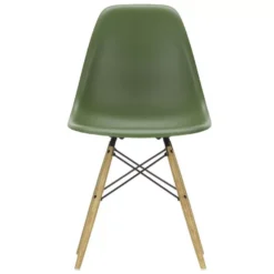 Vitra Eames DSW Stoel Geelachtig Esdoorn Onderstel, Forest