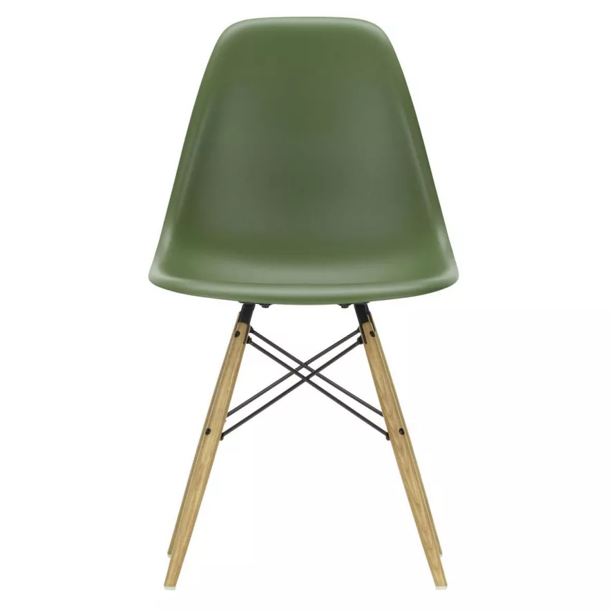 Vitra Eames DSW Stoel Met Essen Onderstel, Forest 1 Vitra Eames DSW Stoel Met Essen Onderstel, Forest