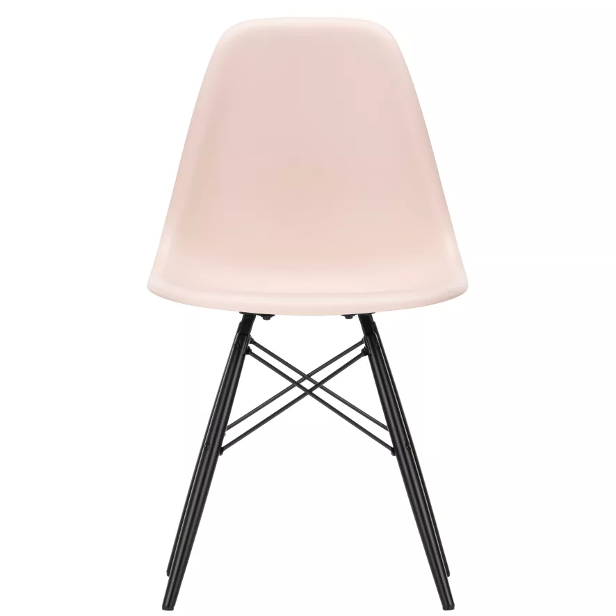 Vitra Eames DSW Stoel Zwart Esdoorn Onderstel, Ijsgrijs 3 Vitra Eames DSW Stoel Zwart Esdoorn Onderstel, Ijsgrijs - Afbeelding 3