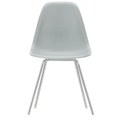 Vitra Eames DSX Stoel Verchroomd Onderstel, Helder Grijs