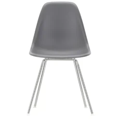 Vitra Eames DSX Stoel Verchroomd Onderstel, Graniet Grijs