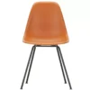 Vitra Eames DSX Stoel Zwart Gepoedercoat Onderstel, Rusty Orange