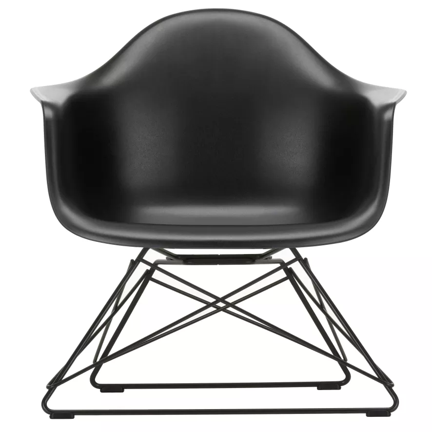 Vitra Eames LAR Loungestoel Zwart Onderstel, Zacht Rose 4 Vitra Eames LAR Loungestoel Zwart Onderstel, Zacht Rose - Afbeelding 4