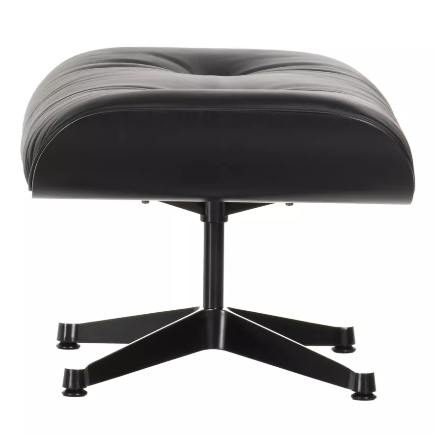 Vitra Ottoman Voor Lounge Chair Zwart 2 Vitra Ottoman Voor Lounge Chair Zwart - Afbeelding 2