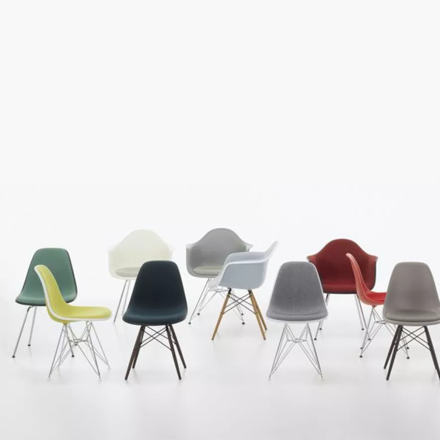 Vitra Eames DAW Stoel Geelachtig Esdoorn Onderstel, Ijsgrijs 3 Vitra Eames DAW Stoel Geelachtig Esdoorn Onderstel, Ijsgrijs - Afbeelding 3