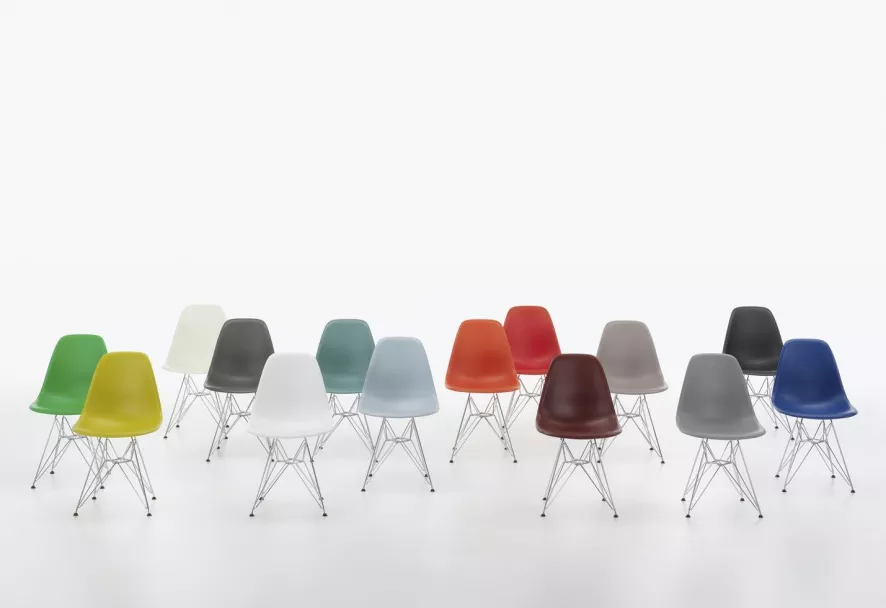 Vitra Eames DAW Stoel Geelachtig Esdoorn Onderstel, Ijsgrijs 5 Vitra Eames DAW Stoel Geelachtig Esdoorn Onderstel, Ijsgrijs - Afbeelding 5