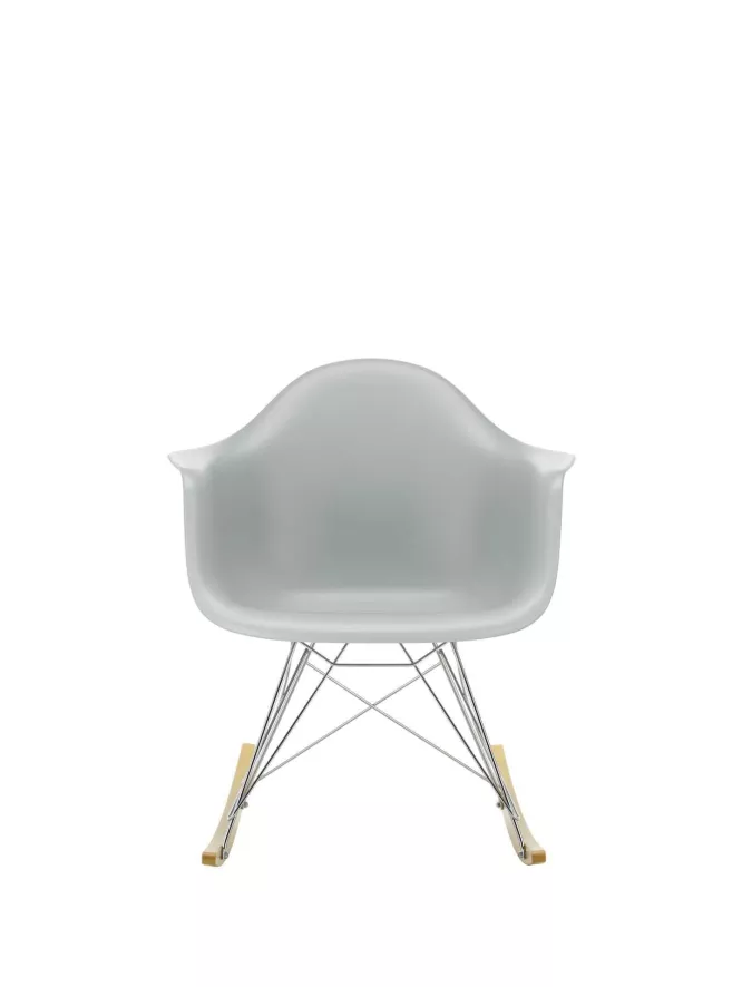 Vitra Eames RAR Schommelstoel Esdoorn Chroom, Ijsgrijs 3 Vitra Eames RAR Schommelstoel Esdoorn Chroom, Ijsgrijs - Afbeelding 3