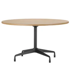 Vitra Eames Segmented Tafel 130cm Massief Geolied Eiken, Zwart