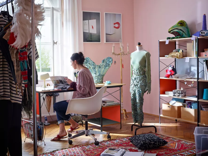 Vitra Eames Storage Unit 4 HE Boekenkast 4 Vitra Eames Storage Unit 4 HE Boekenkast - Afbeelding 4