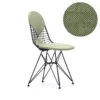Vitra Eames Wire Chair DKR-2 Stoel Gepoedercoat Onderstel, Hopsak 87
