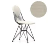 Vitra Eames Wire Chair DKR-2 Stoel Gepoedercoat Onderstel, Hopsak 79