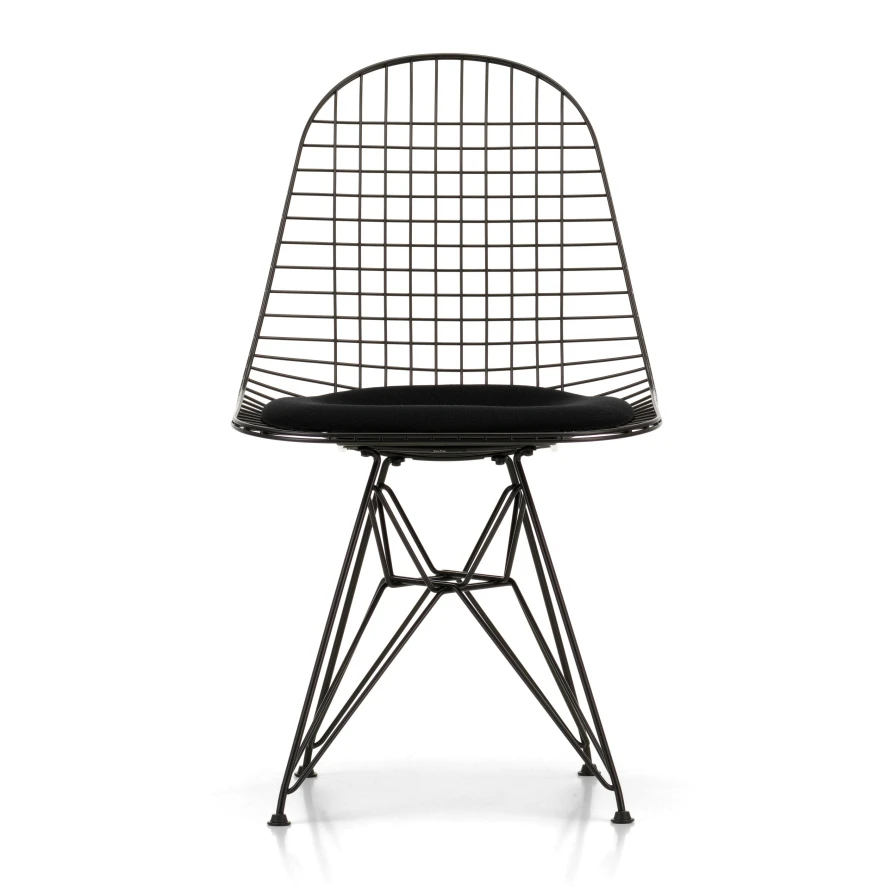 Vitra Eames Wire Chair DKR-5 Stoel Gepoedercoat Onderstel Zwart 5 Vitra Eames Wire Chair DKR-5 Stoel Gepoedercoat Onderstel Zwart - Afbeelding 5