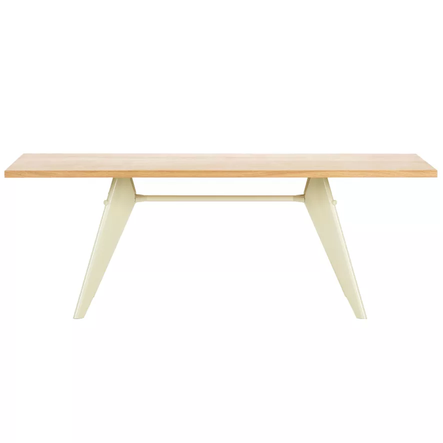 Vitra EM Table Tafel 200x90 Massief Eiken, Ecru 1 Vitra EM Table Tafel 200x90 Massief Eiken, Ecru