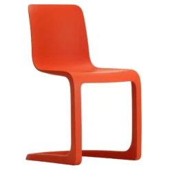 Vitra Evo-C Eetkamerstoel Poppy Red