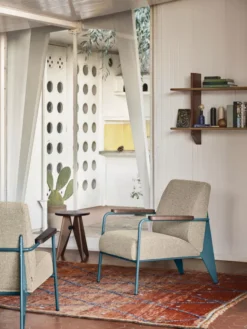 Vitra Fauteuil De Salon Fauteuil, Onderstel Chocolade, Stof Twill Donkergrijs, Armleuningen Gerookt Eiken -Vitra Verkoopwinkel x886x886 vitra fauteuil de salon fauteuil11.jpg.pagespeed.ic .awJjz SNQI