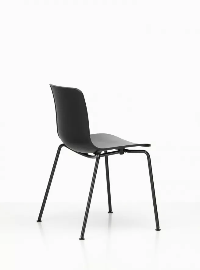 Vitra HAL RE Stoel Basic Dark Onderstel Cotton White 9 Vitra HAL RE Stoel Basic Dark Onderstel Cotton White - Afbeelding 9