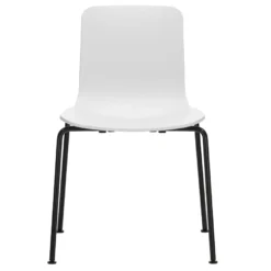 Vitra HAL RE Stoel Basic Dark Onderstel Cotton White