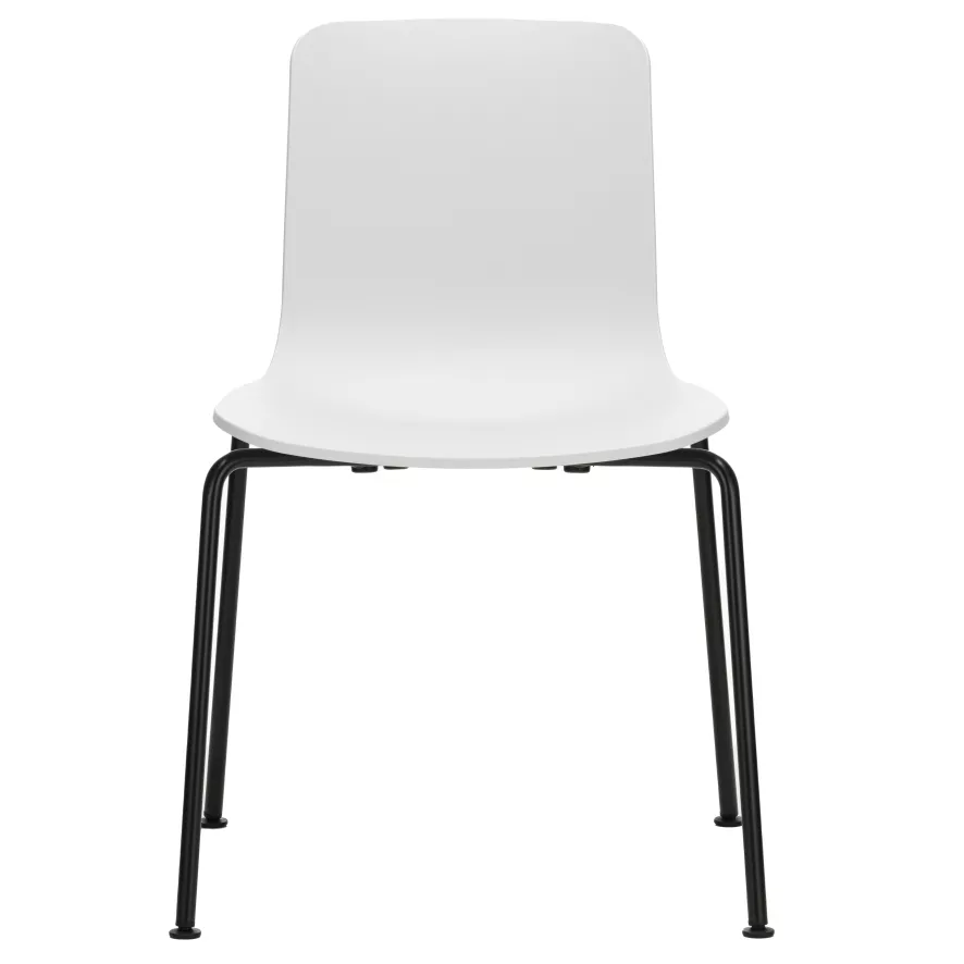 Vitra HAL RE Stoel Basic Dark Onderstel Cotton White 1 Vitra HAL RE Stoel Basic Dark Onderstel Cotton White