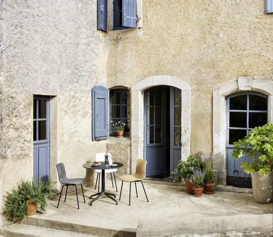 Vitra HAL RE Stoel Basic Dark Onderstel Brick 2 Vitra HAL RE Stoel Basic Dark Onderstel Brick - Afbeelding 2