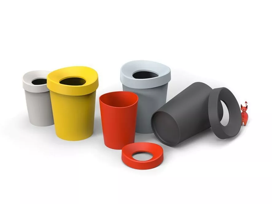 Vitra Happy Bin Prullenbak Large Basic Dark 6 Vitra Happy Bin Prullenbak Large Basic Dark - Afbeelding 6