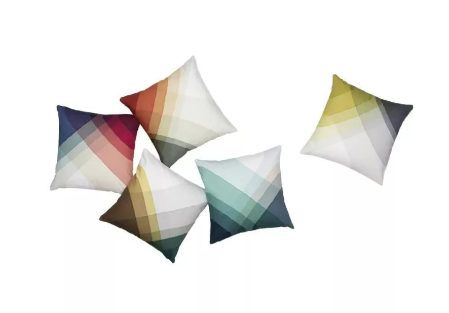 Vitra Herringbone Pillow Kussen Blauw 4 Vitra Herringbone Pillow Kussen Blauw - Afbeelding 4