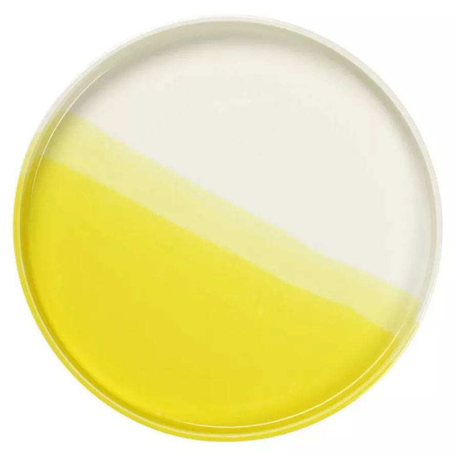 Vitra Herringbone Vessels Tray Bord Ø35.5 Geel 1 Vitra Herringbone Vessels Tray Bord Ø35.5 Geel